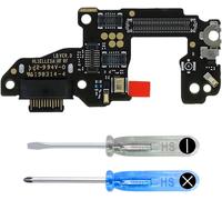 Connecteur De Charge Compatible Avec Huawei P30 2019-Dock Connector Usb C-Avec Jack Audio/Microphone/Antenne Remplacement-Incl. Tournevis