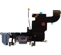 Connecteur De Charge Compatible Avec Iphone 6s Gris Fonce \U2013 Câble Nappe De Rechange Avec Connecteur Pour Microphone, Jack Audio, Bouton Home Et Écouteurs