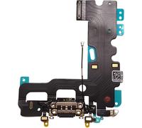 Connecteur De Charge Compatible Avec Iphone 7 Gris Fonce \U2013 Câble Nappe De Rechange Avec Connecteur Pour Microphone, Jack Audio, Bouton Home Et Écouteurs