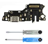 Connecteur De Charge Compatible Avec Oppo A53s 2020 - Dock Connector Usb C - Avec Jack Audio/Microphone/Antenne Remplacement - Incl. Tournevis