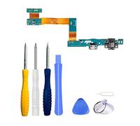 Connecteur de Charge Compatible avec Samsung Galaxy Tab A SM-T550 T555 Dock Connector Câble Nappe Flex de Rechange Remplacement Connecteur Port de Charging Micro USB Tournevis avec kit Outil Outils
