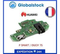 Connecteur De Charge Dock Usb Pcb + Micro + Jack Pour Huawei P Smart / Enjoy 7s