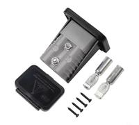 Connecteur de charge EV à base fixe 50 A 120 A 175 A 600 V Prise ignifuge PC robuste pour véhicule électrique, avec base de montage et vis (175 A)