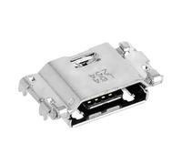 Connecteur de Charge Micro-USB pour Galaxy A6 / A6 Plus avec Nappe Argent