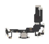 Connecteur de Charge pour iPhone 15, Port USB C + Microphone Noir