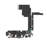 Connecteur de Charge pour Apple iPhone 15 Pro, Port USB C + Microphone Noir