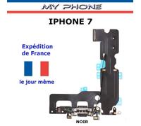 **Connecteur de CHARGE pour APPLE IPHONE 7 BLANC + Microphone + Antenne Dock Port micro USB Nappe Flex