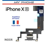 Connecteur de CHARGE pour APPLE IPHONE XR NOIR + Microphone Dock Port micro USB Nappe Flex***
