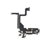 Connecteur de Charge pour iPhone 13 Pro, Port Lightning + Microphone Noir