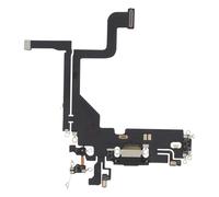 Connecteur de Charge pour iPhone 13 Pro, Port Lightning + Microphone Noir