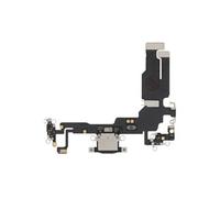 Connecteur de Charge pour iPhone 15, Port USB C + Microphone Noir