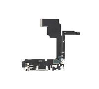 Connecteur de Charge pour Apple iPhone 15 Pro, Port USB C + Microphone Blanc