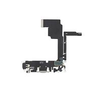 Connecteur de Charge pour iPhone 15 Pro Port USB C plus Microphone Blanc
