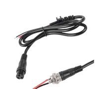 Connecteur de charge pour scooter - Fiche de tête aéronautique à 3 broches - Adaptateur sûr et résistant à la flamme - Port de charge pour véhicules à batterie - Chargeur aéronautique fiable pour une