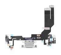 Connecteur de Charge USB-C pour iPhone 16e avec Microphone et Nappe Blanc