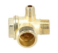 Connecteur de clapet anti-retour for compresseur d'air à 3 voies 10/16/20 mm, raccords de tuyauterie en alliage de zinc, accessoires for compresseur d'air