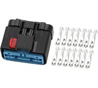 Connecteur De Commutateur De Lève-Vitre De Porte Et De Fenêtre À 14 Broches, Fiche De Connecteur De Borne De Fil Femelle De La Série 2.8Mm Pour Jeep En Plastique Noir 1 Ensemble