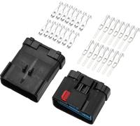 Connecteur De Commutateur De Lève-Vitre De Porte Et De Fenêtre À 14 Broches, Fiche De Connecteur De Borne De Fil Mâle Femelle De Série 2.8Mm Pour Jeep En Plastique Noir 1 Ensemble