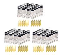 Connecteur de compression BNC 60 pièces, coupleur 75 ohms avec broche en cuivre pour RG