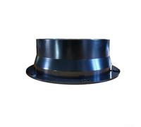 Connecteur de conduit à bride carrée en plastique ABS pour 100 valves anti-retour de tuyau de 250 mm de diamètre utilisées dans la salle de bain, la cuisine et les ventilateurs de ventilation en ligne