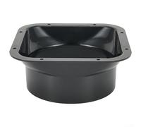 Connecteur de conduit à bride carrée en plastique ABS pour clapet anti-retour de tuyau de 10 0 300 mm de diamètre conçu avec un dessus plus fin et un fond plus épais pour une connexion sécurisée (150