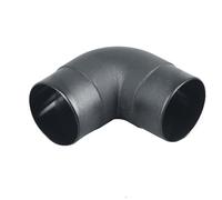 Connecteur De Conduit D'air De Chauffage - Tuyau De Coude D'échappement De 60 Mm, Prise De Ventilation En Forme De L, Matériau De Chaleur Robuste, Ajustement Polyvalent Compact | Connecteur De Ventila