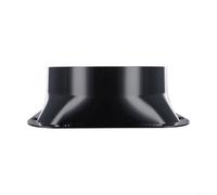 Connecteur de conduit en plastique ABS à bride carrée de 100 mm avec obturateur de refoulement pour systèmes de ventilation d'extracteur d'air (250#)