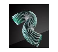 Connecteur de conduit en toile flexible, tuyau de joint de dilatation de longueur 32,8 pieds for la collecte de poussière industrielle, entrée/sortie de ventilateur(D 31.5cm/12.4")