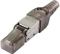 Connecteur de confection du champ CAT6A renkforce Renkforce RF-4538312 RJ45 mâle, droit noir (transp
