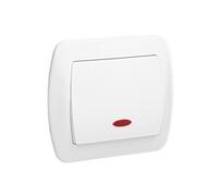CONNECTEUR DE CONNEXION BLANC 1 PÔLE ÉCLAIRÉ PINCES AW1L/11