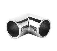 Connecteur de Coude à 90 °, Tuyau de Garde-Corps en Bateau à Haute Performance Léger, Argent S pour Yachts en Bateau (B(25mm))