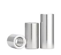 Connecteur De Couplage Rond Long En Acier Inoxydable 304, M2 .5, 10/20 Pièces, Manchon Joint, Écrou Allongé, Écrous Ronds(M2.5x8x5mm 10pcs)