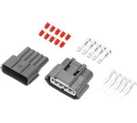 Connecteur De Débit D'Air À 5 Broches, Fiche De Connecteur De Mètre D'Air De 2 Mm, Connecteur De Terminal De Fil Mâle Femelle Pour Nissan En Plastique Cuivre Gris, 1 Ensemble