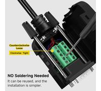 Connecteur De Dérivation Db9 Vers Borne De Câblage Rs232 D-Sub Adaptateurs Série Mâles Carte De Dérivation De Port Module Sans Soudure Avec Boîtier (Adaptateur Série Mâle + Écrou)[Z1496]