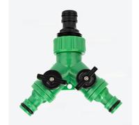 Connecteur de dérivation d'eau en forme de Y à 3 voies avec interrupteur, répartiteur de tuyau d'arrosage en ABS pour machine à laver, irrigation et nettoyage, adaptateur de robinet anti-fuite rapide