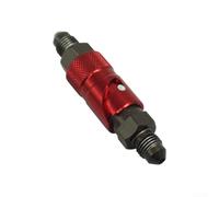 Connecteur de disjoncteur d'huile à déconnexion rapide AN3 en alliage d'aluminium CNC avec filetages usinés de précision pour un arrêt sécurisé (rouge)