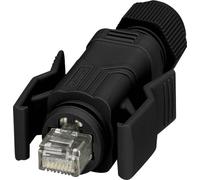 Connecteur de données pour capteurs/actionneurs Phoenix Contact VS-08-RJ45-5-Q/IP67-BK 1658493 mâle, droit Nombre de pôles: 8