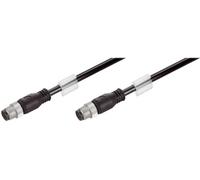 Connecteur de données pour capteurs/actionneurs Weidmüller IE-C5DB4RE0005E20MSH-E 2462530005 M12 mâle, droit, embase mâle 0.50