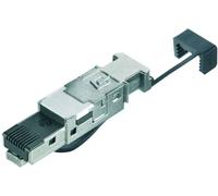 Connecteur de données pour capteurs/actionneurs Weidmüller IE-PS-RJ45-FH-BK-A 1132040000 mâle, droit 10 pc(s)