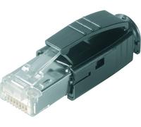 Connecteur de données pour capteurs/actionneurs Weidmüller IE-PS-RJ45-TH-BK 1963590000 mâle, droit 10 pc(s)