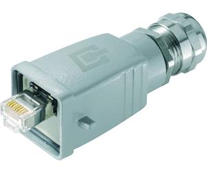 Connecteur de données pour capteurs/actionneurs Weidmüller IE-PS-V05M-RJ45-TH 1963110000 mâle, droit 10 pc(s)