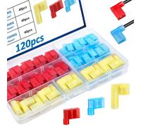 Connecteur de drapeau à déconnexion rapide, connecteur de borne de fil à 90 degrés