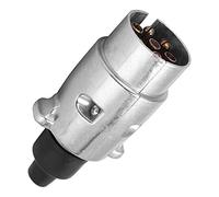 Connecteur de Faisceau de Câblage de Remorque de Lame de RV à 7 Broches Connecteur D'extrémité de Remorque en Métal à 7 Voies 12N 12V Caoutchouc Universel pour Remorques Standard Caravanes Camions Bat