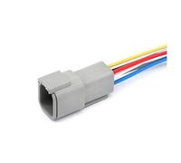 Connecteur de faisceau de câbles 6 broches DTM06-6S/DTM04-6P, connecteur automobile, prise de câble étanche, série DTM mâle et femelle ANNBCDL(Male set)