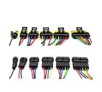 Connecteur de faisceau de câbles de voiture avec fil 1P 2P 3P 4P 5P 6P, borne enfichable mâle femelle, paire de connecteurs enfichables(1.5Wire-1p-pcs)