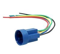 Connecteur de faisceau de câbles for interrupteur à clé rotatif sélecteur 19 mm 16 mm 19 mm 22 mm 25 mm, ensemble de câbles for bouton d'arrêt d'urgence 4 pièces(5 wires)
