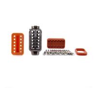 Connecteur de faisceau de fils d'allumage pour 06B998018T 034-701-0004 NP-18WHKIT, 12 fils de rechange avec DT et manchon thermique, noir