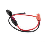 Connecteur de faisceau de fils rouges à 2 broches pour voiture, camion et VTT 12 V Connexion d'alimentation sécurisée avec fusible