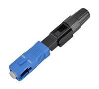 Connecteur de Fibre Optique, 10 Pièces Connecteur de Fibre SC UPC Performances Stables Connecteur Rapide de Fibre Optique SC Adaptateur Rapide Monomode pour FTTH ODF