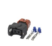 Connecteur de Fil Automobile étanche, 1 Jeu de 2 Broches, capteur de Choc, Prise Femelle 3.5MM Compatible with The PB185-02326(1 Set)